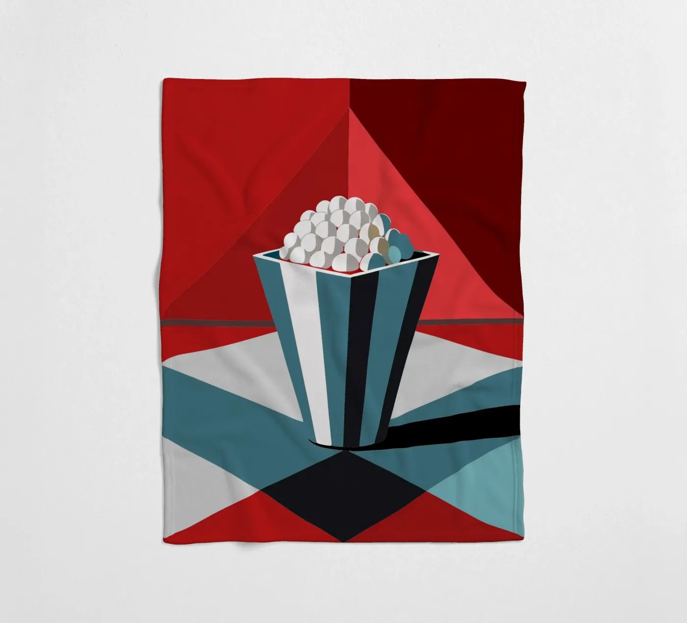 popcorn vector Fleecedecke von zaidza
