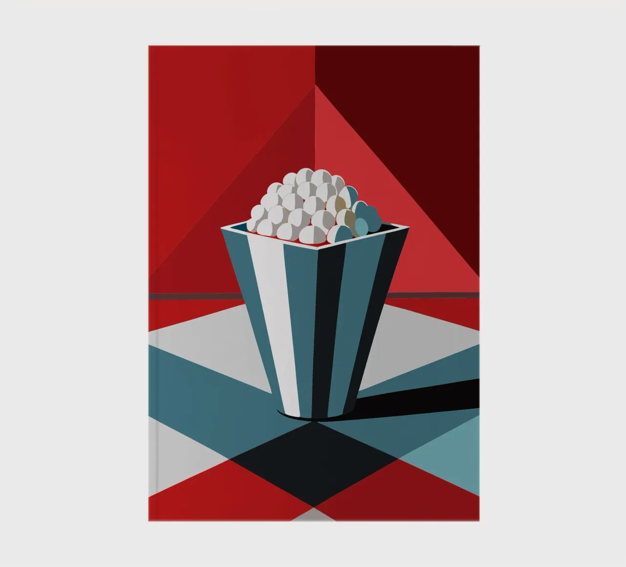 popcorn vector notebook by zaidza