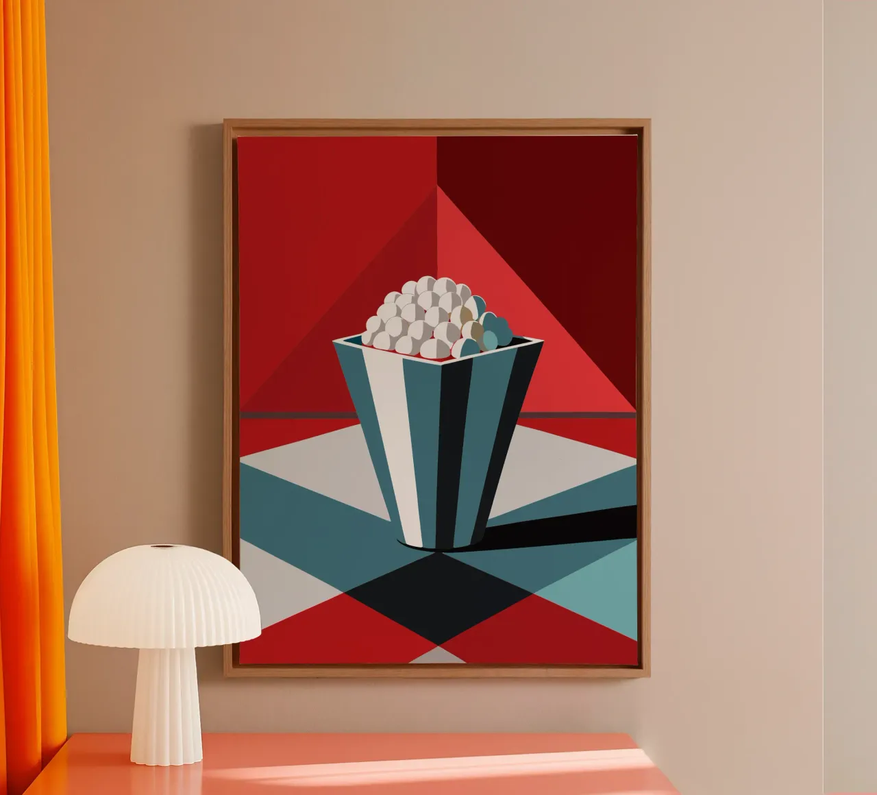 popcorn vector canvas by zaidza