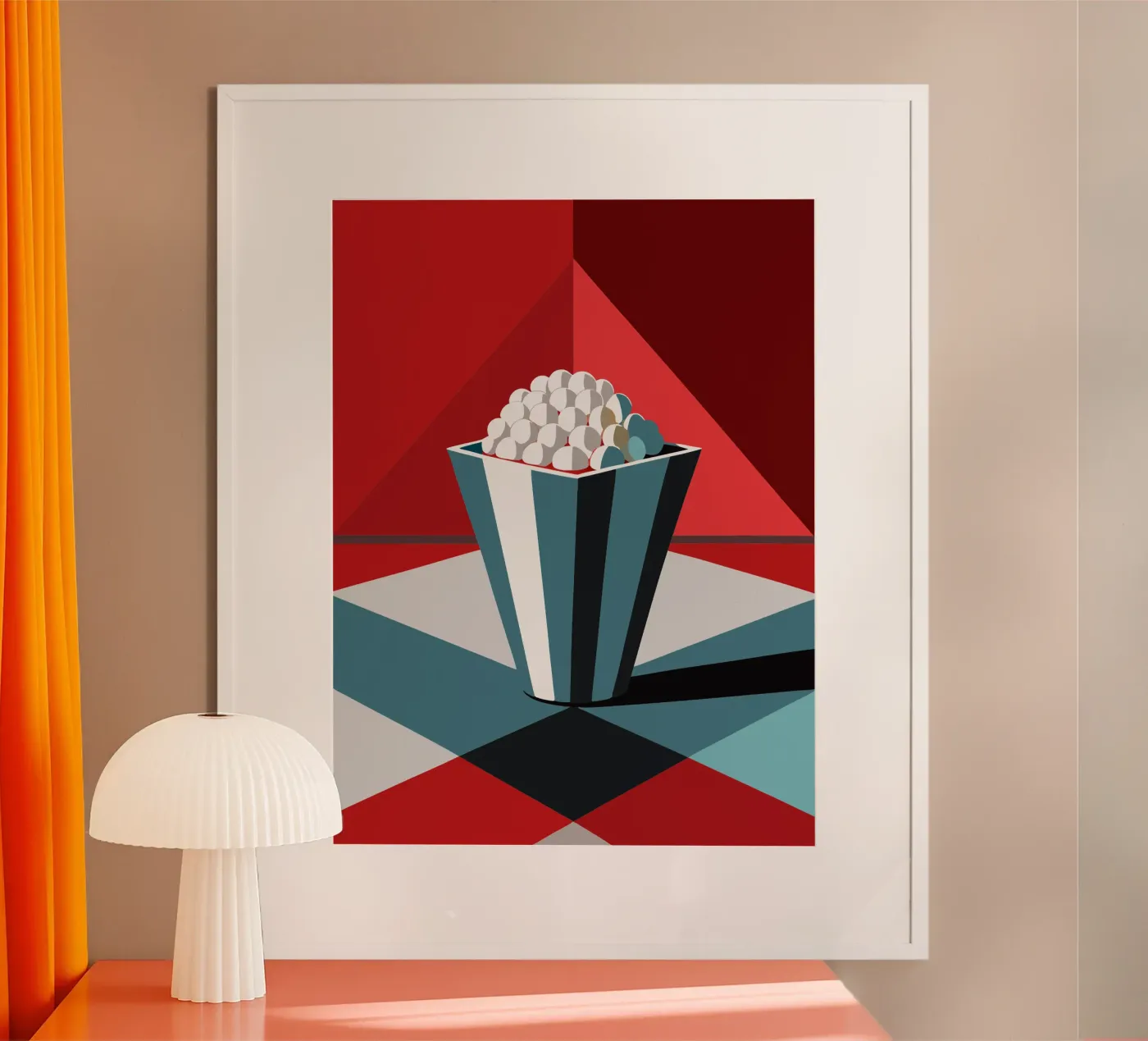 popcorn vector poster by zaidza