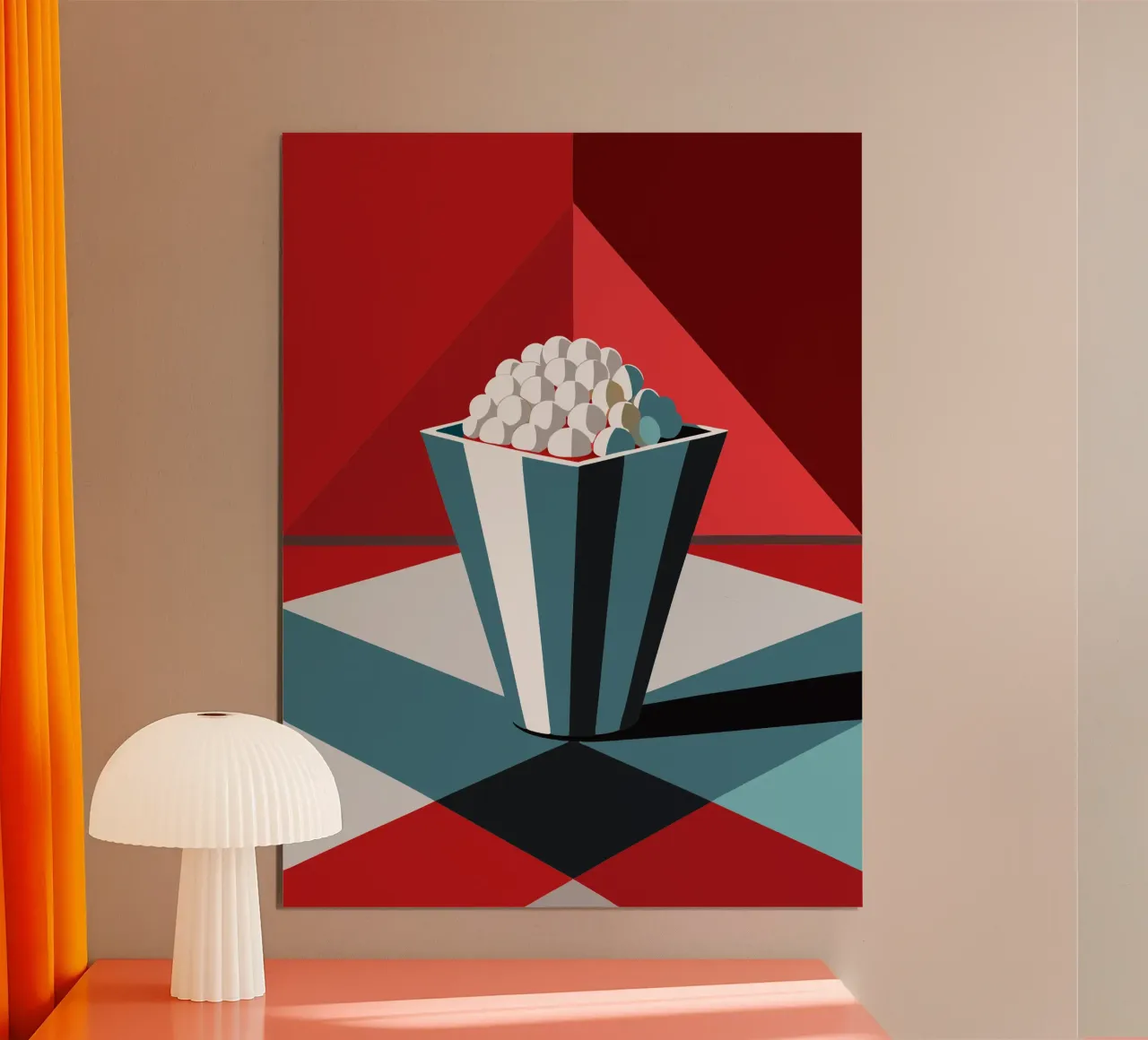 popcorn vector poster van zaidza