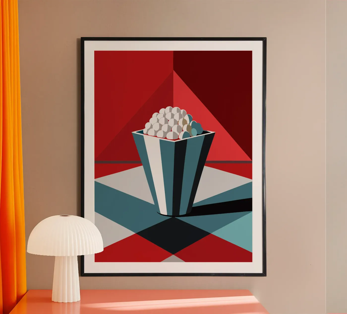 popcorn vector poster by zaidza