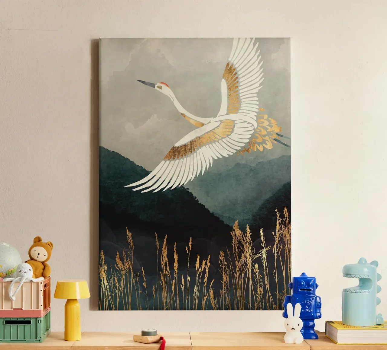 Volo elegante tela con Cornice a cassetta da BirdShop