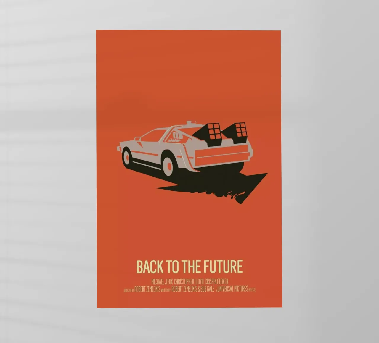 Back to the Future 2 pellicola backlit da Bruno Morphet