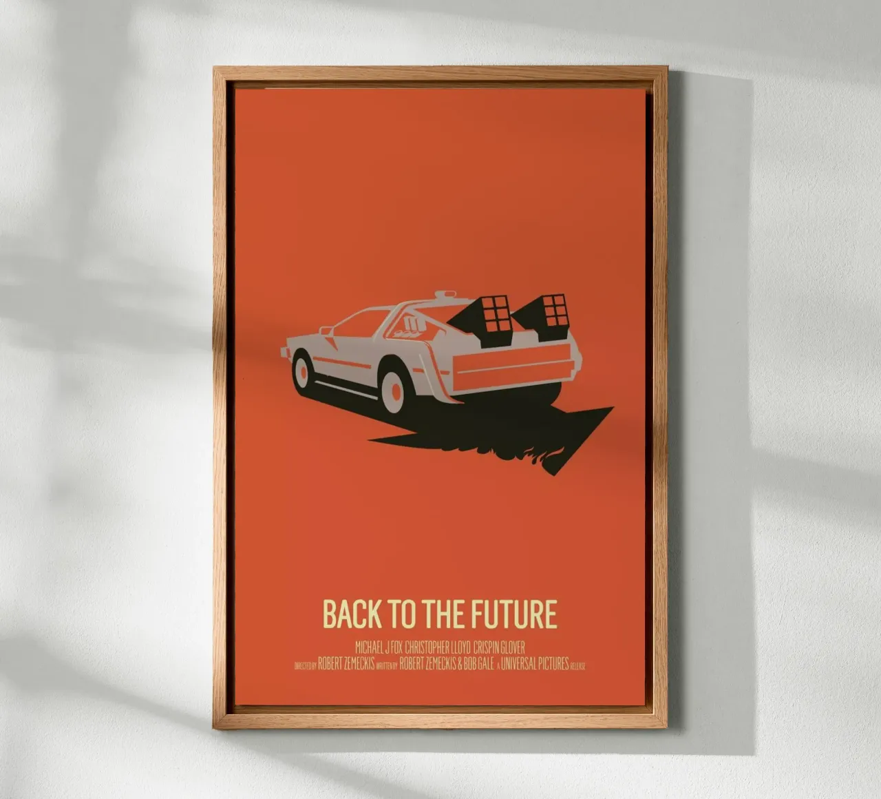 Back to the Future 2 tela con Cornice a cassetta da Bruno Morphet