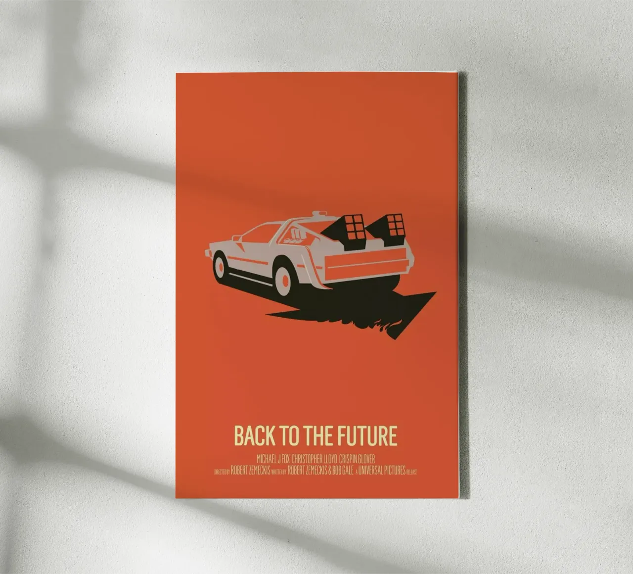 Back to the Future 2 tela con Cornice a cassetta da Bruno Morphet