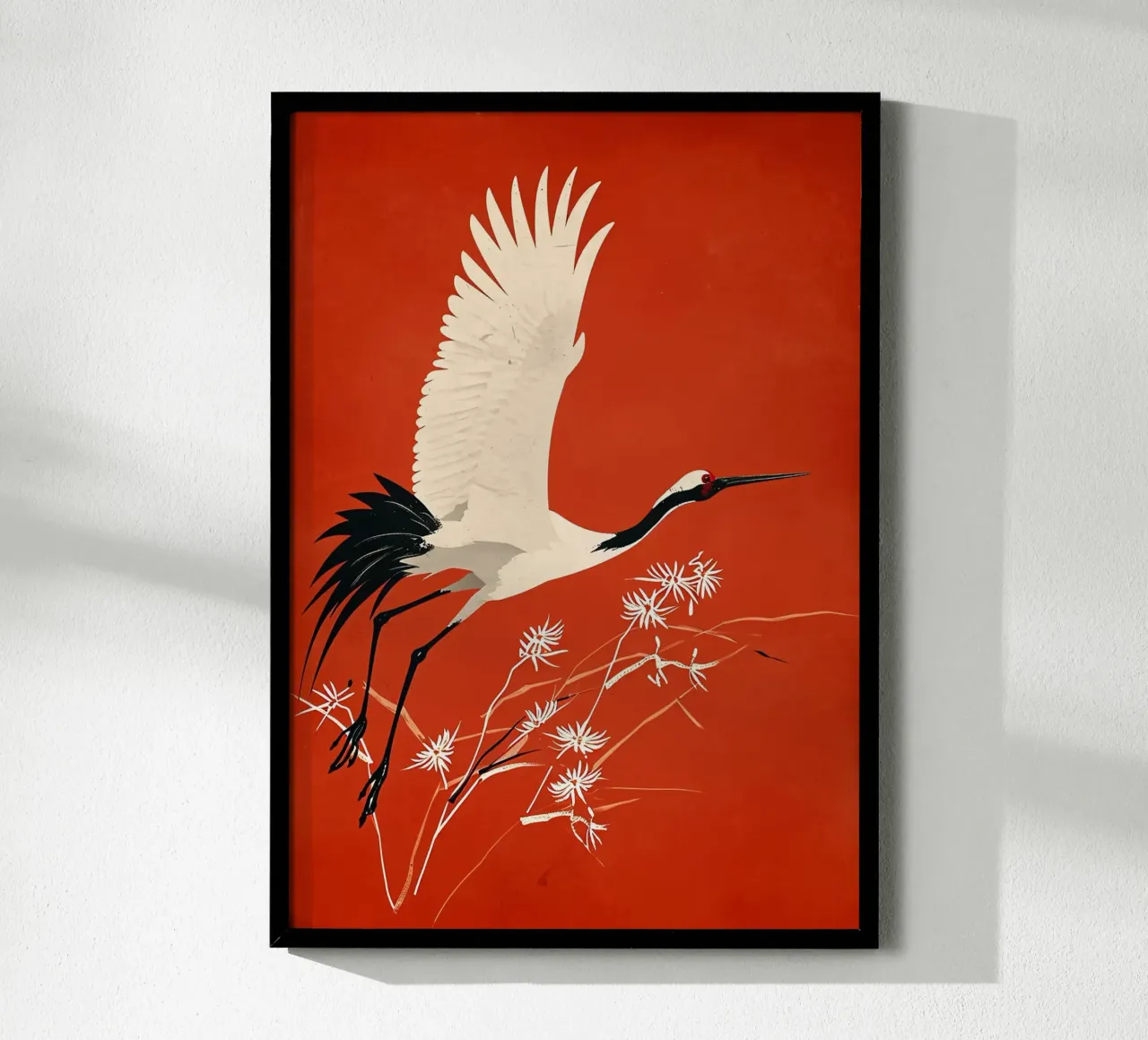 Red crowned crane hahnemühle by BirdShop