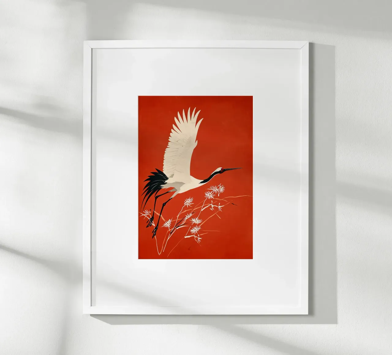 Red crowned crane hahnemühle by BirdShop