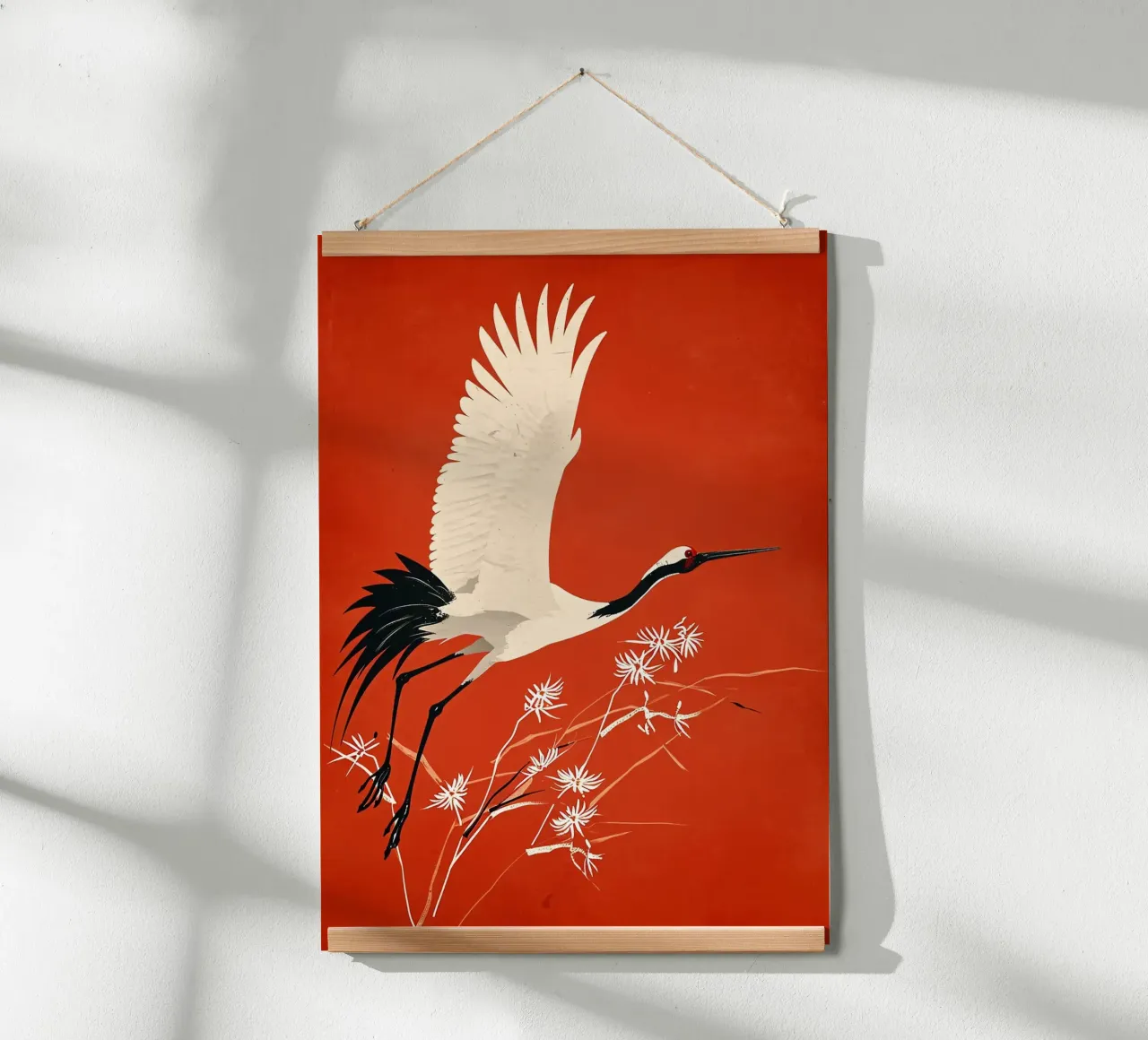Red crowned crane hahnemühle by BirdShop