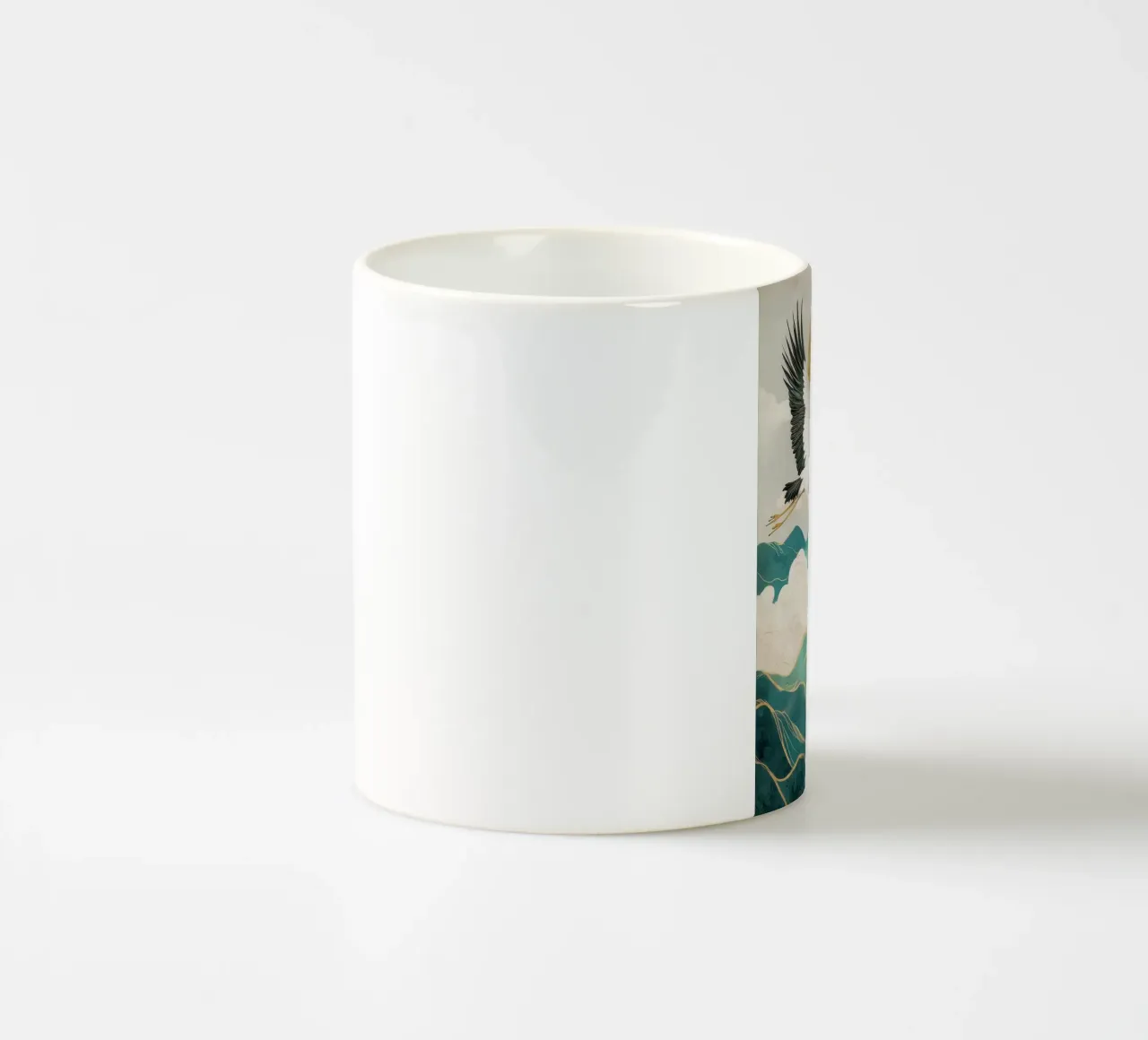 Kraniche im Flug Keramik Tasse von BirdShop