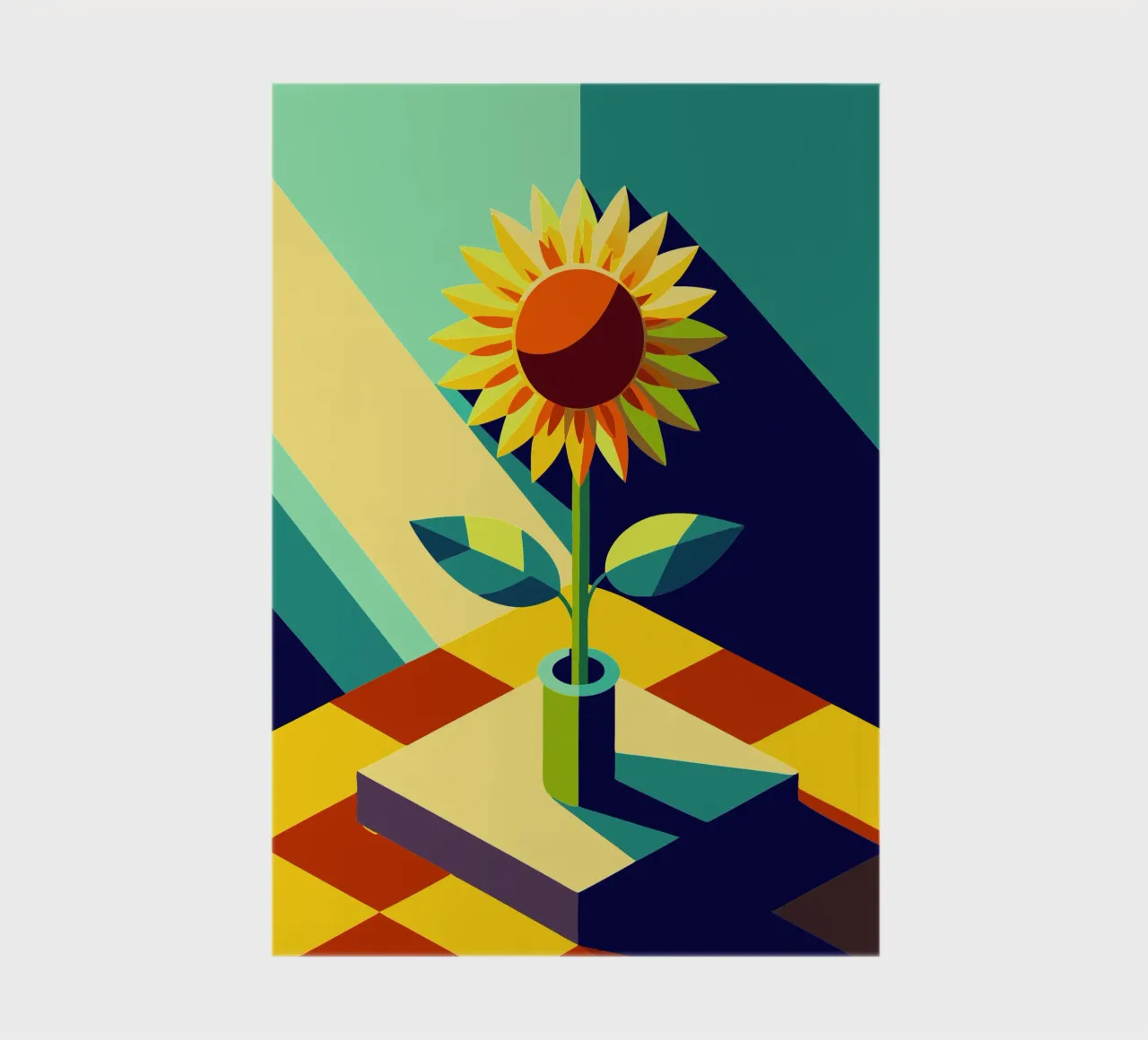 sun flower vector notebook by zaidza