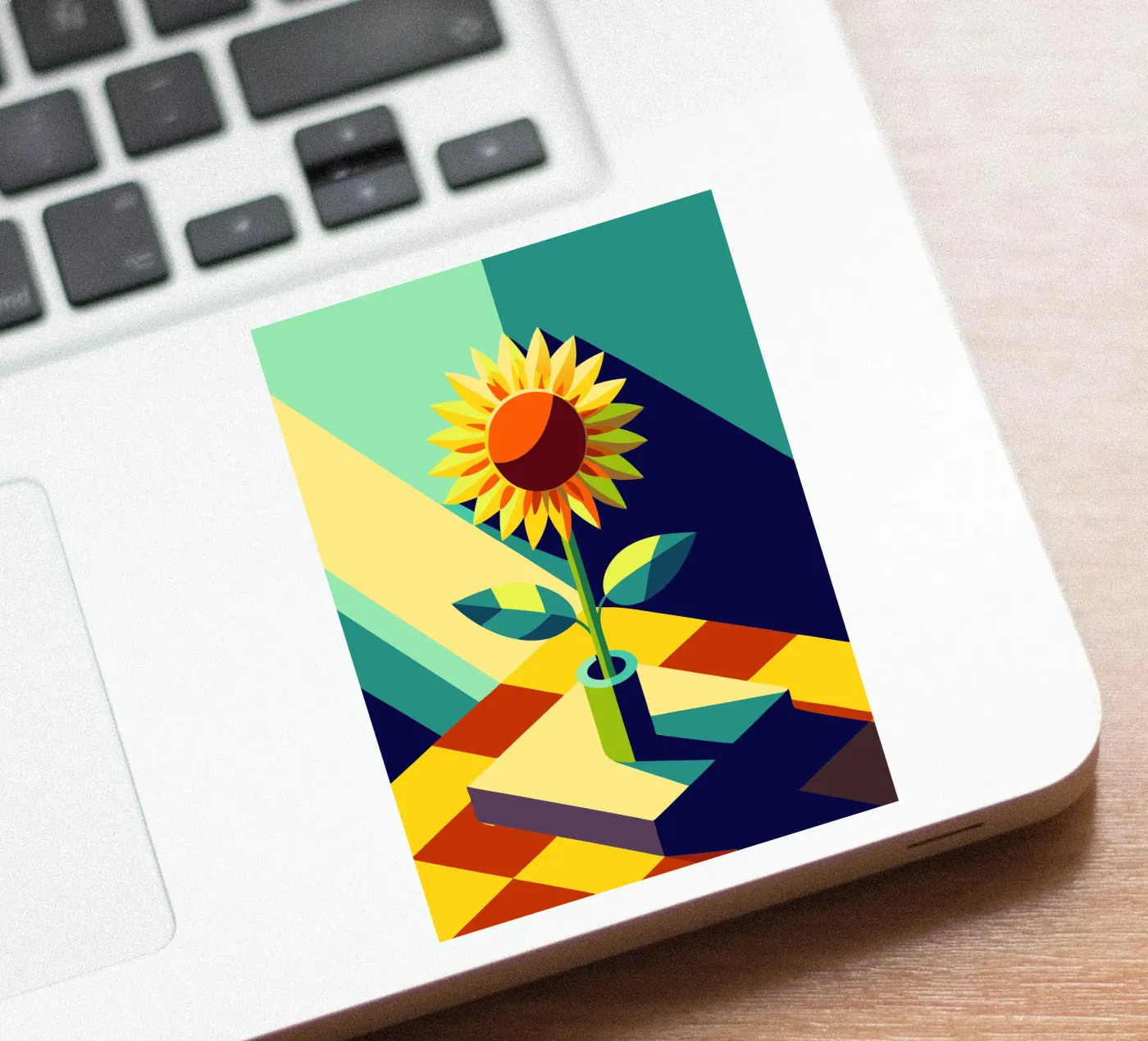 sun flower vector sticker by zaidza