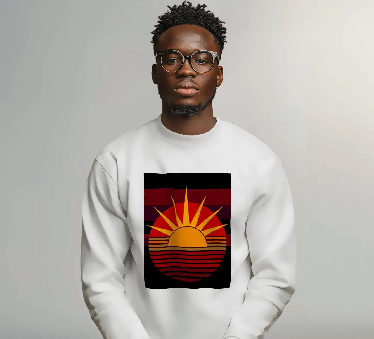 vettore sole felpa da zaidza