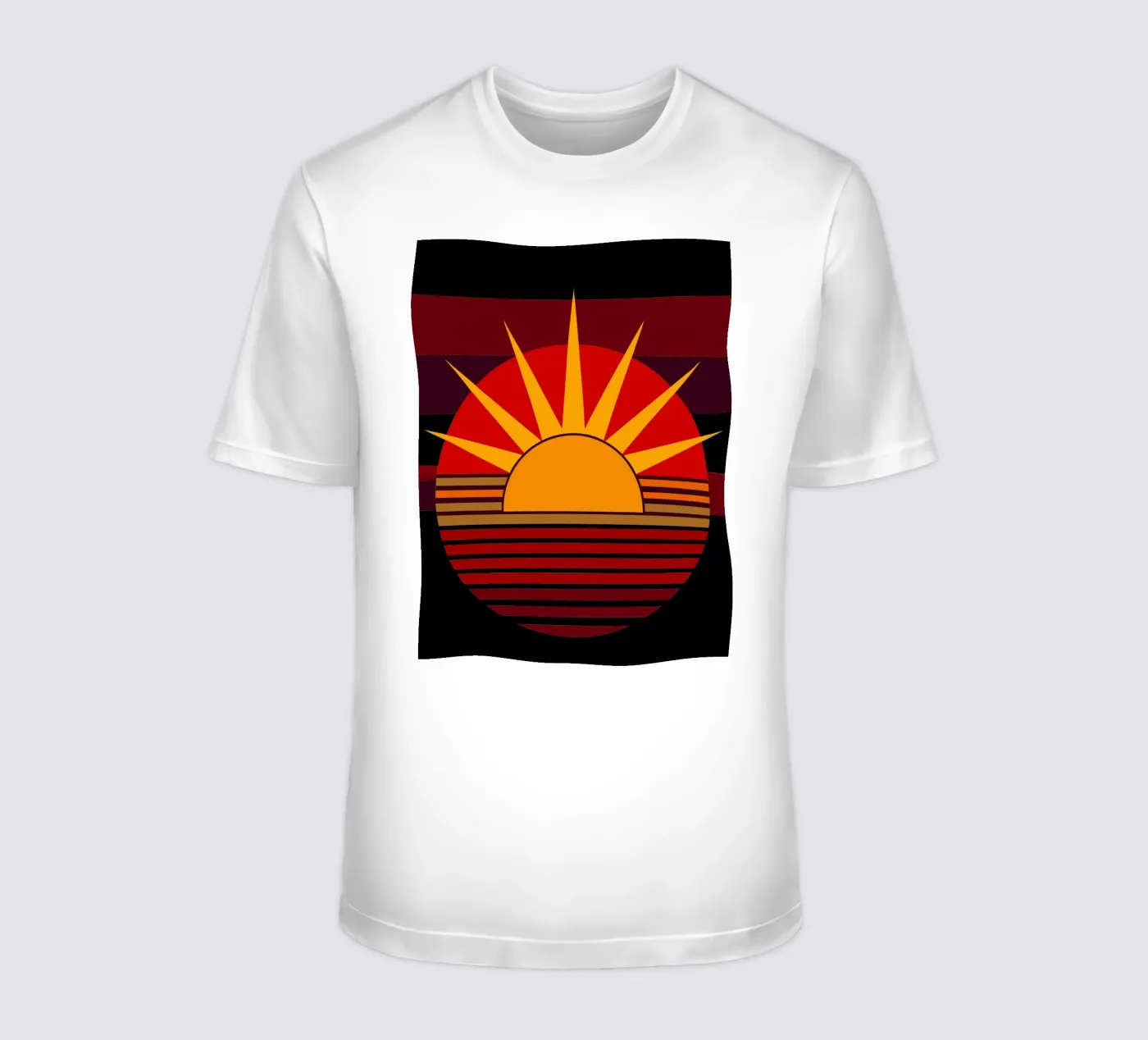 vettore sole t-shirt da zaidza