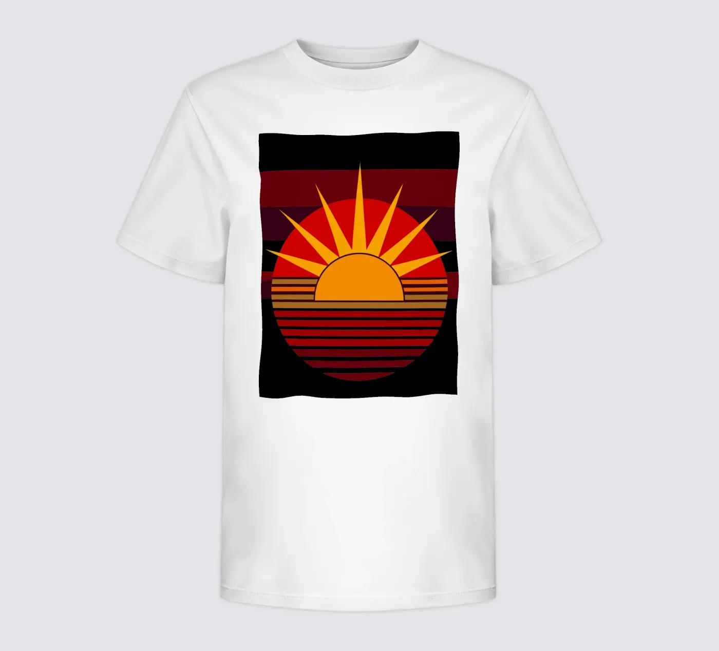sun vector t-shirt bambini da zaidza