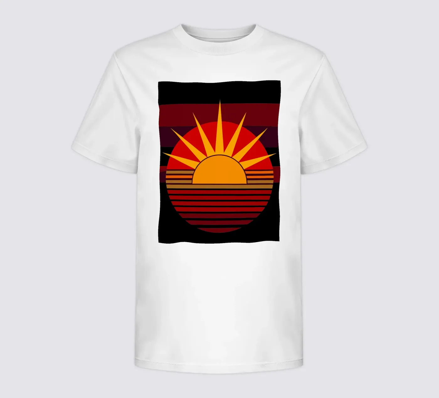sun vector kinder t-shirt van zaidza