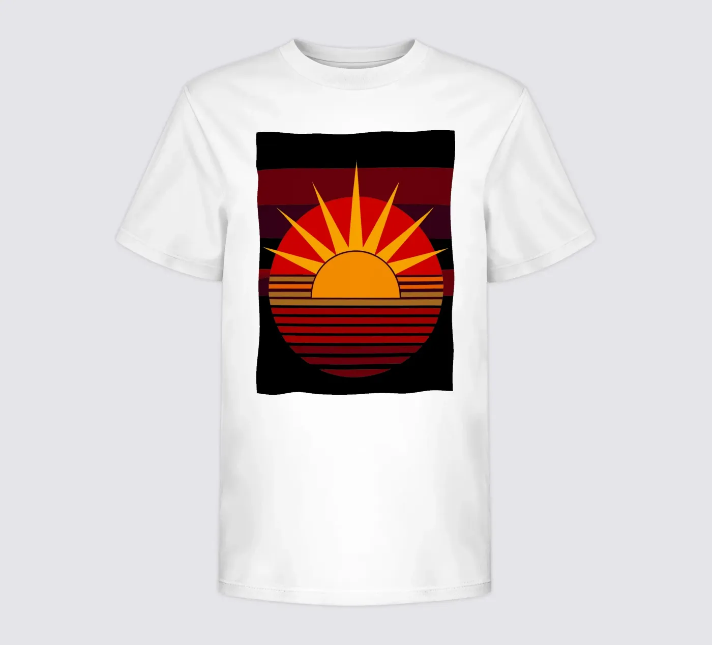 sun vector t-shirt bambini da zaidza