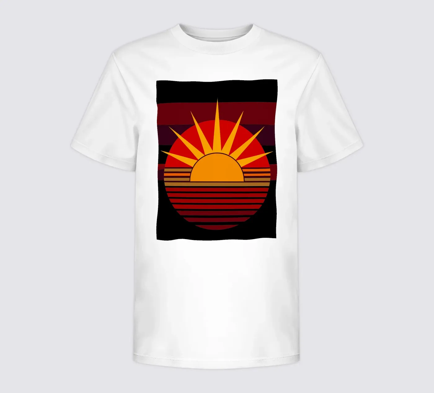 sun vector kinder t-shirt van zaidza