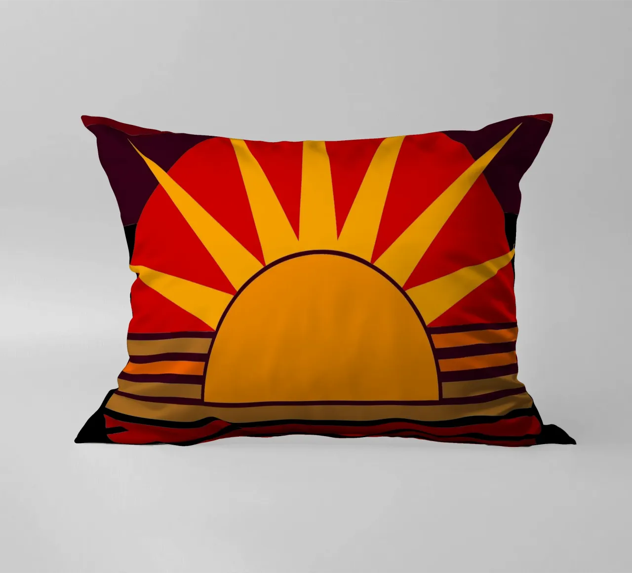 sun vector decorative cushion by zaidza