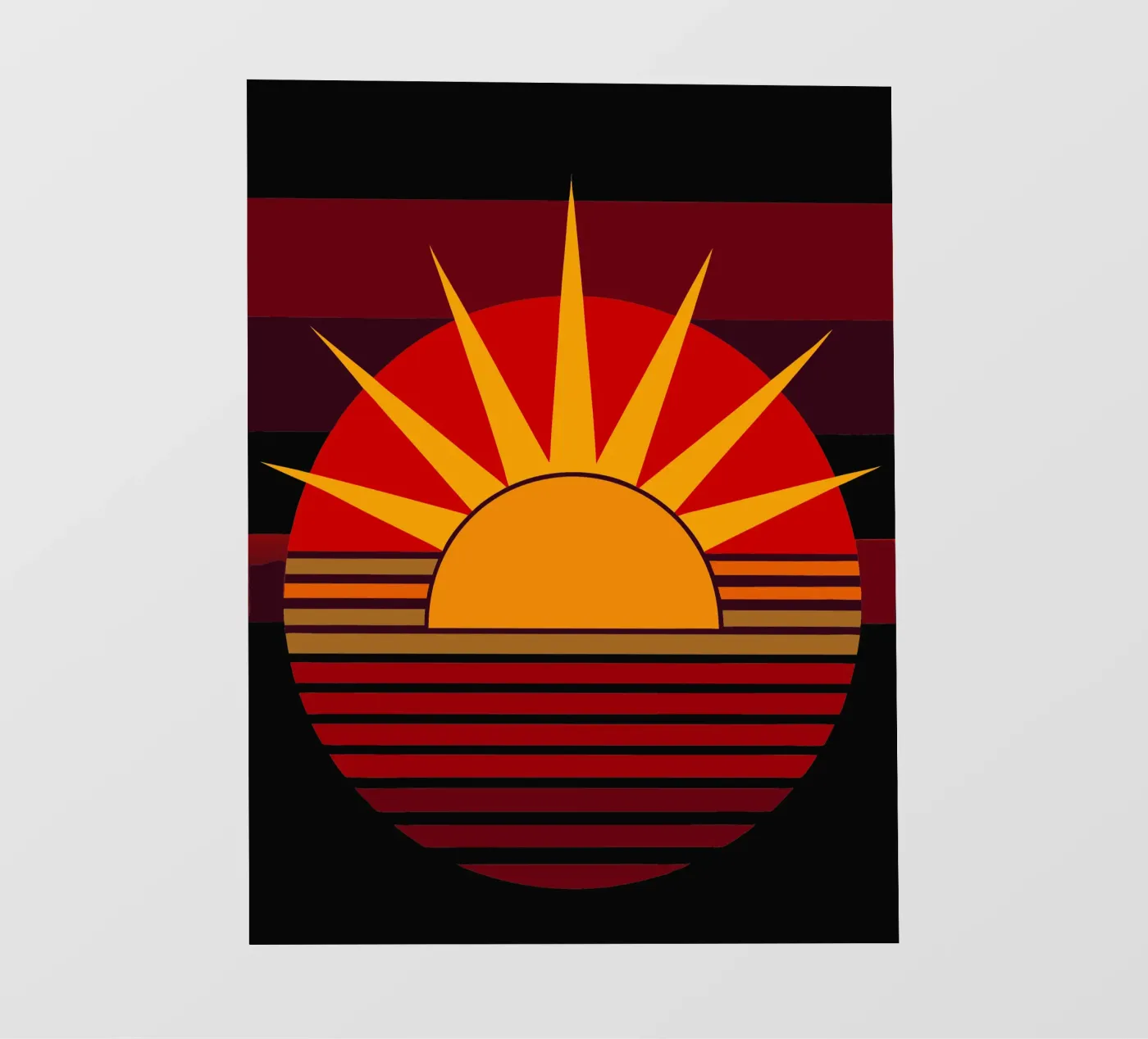 sun vector fotobehang van zaidza