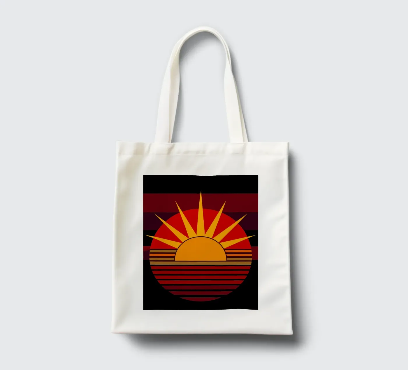 sun vector tote bag by zaidza