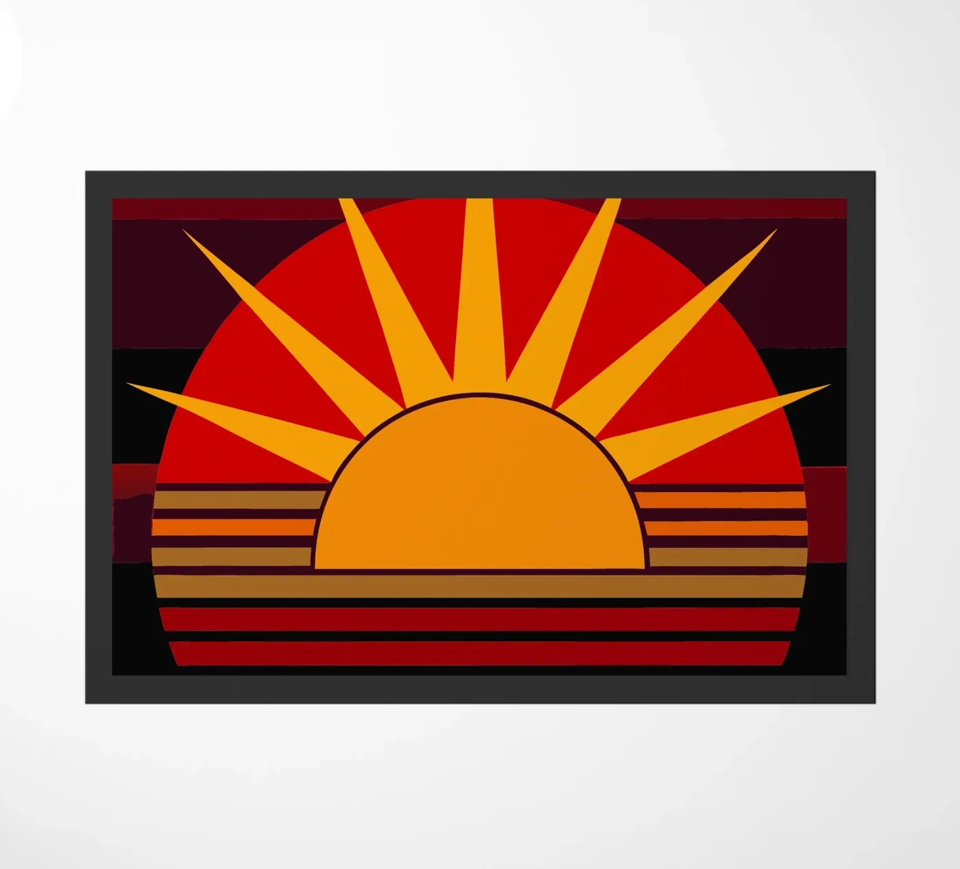 sun vector Fußmatte von zaidza