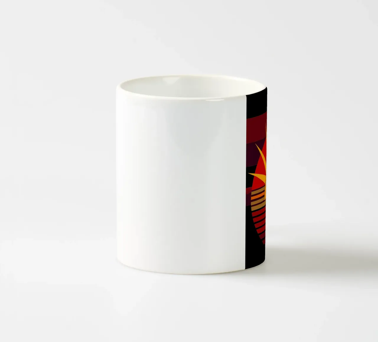 vettore sole tazza in ceramica da zaidza