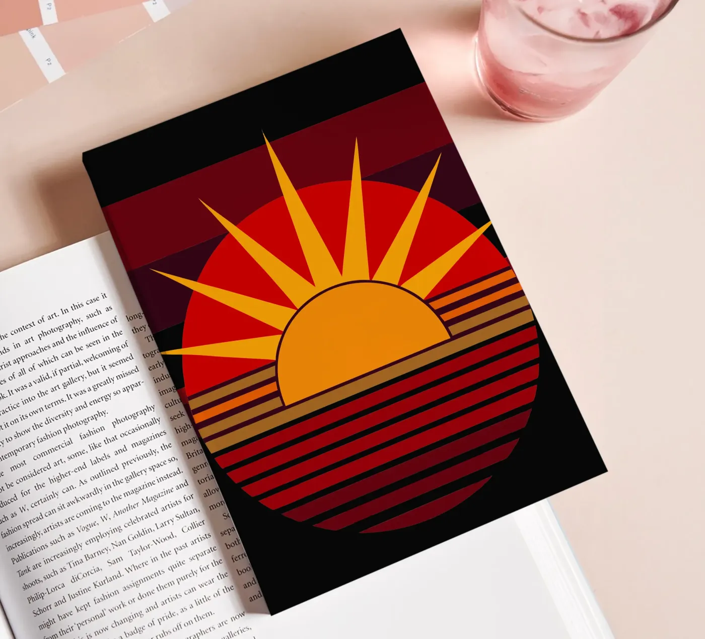 Sonnenvektor Notizbuch von zaidza