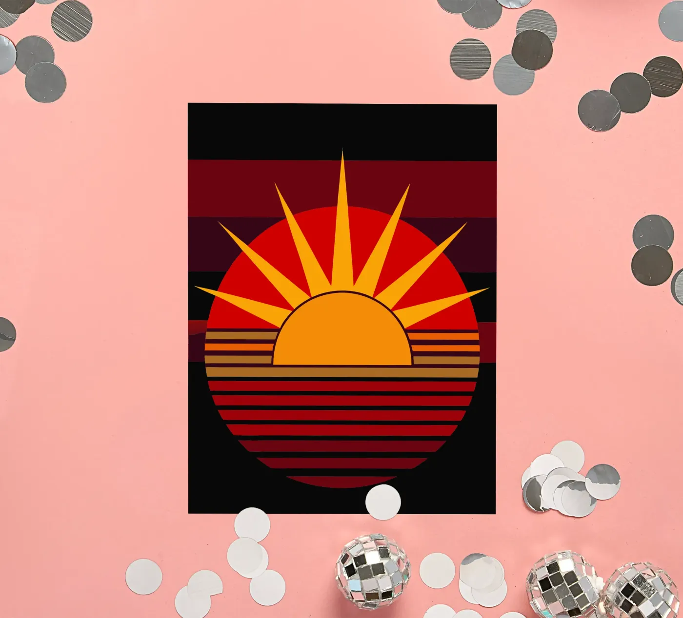 zonnevector sticker van zaidza