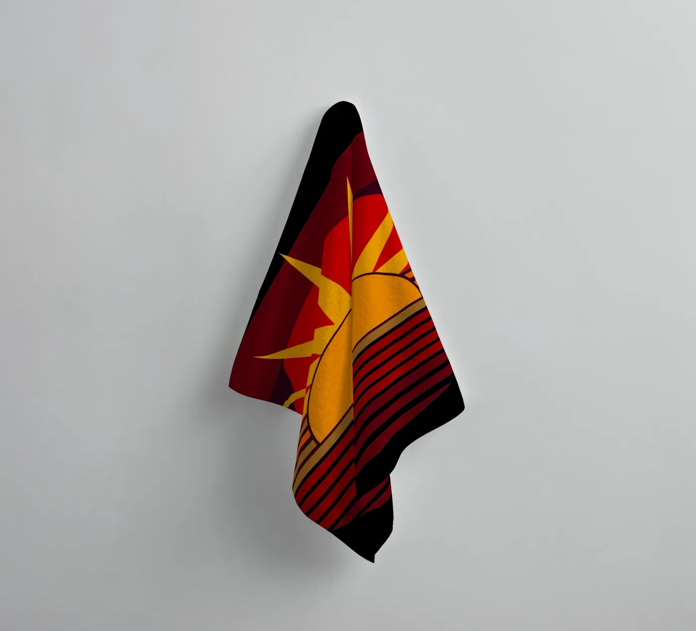 sun vector badhanddoek van zaidza