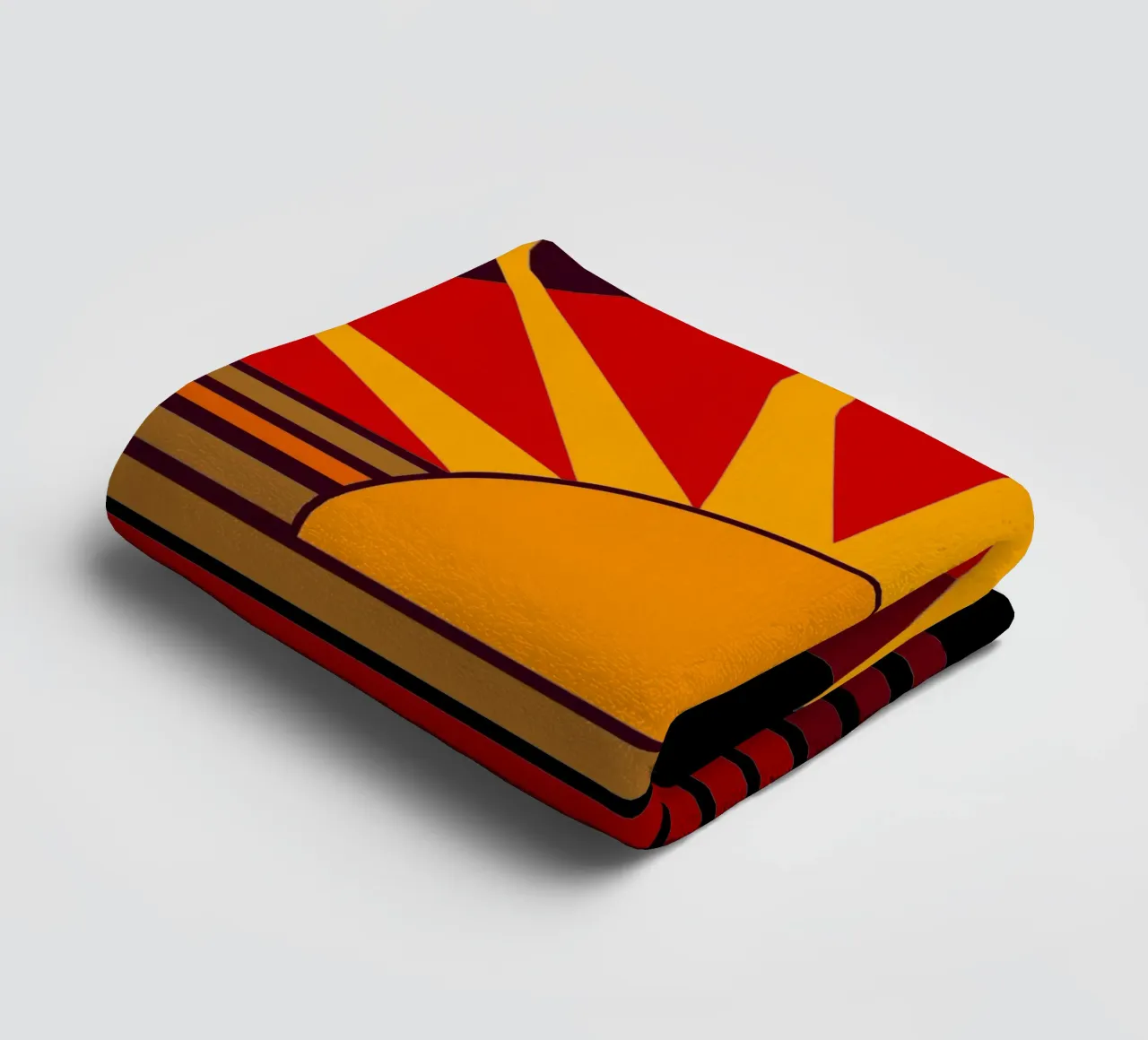 sun vector towel by zaidza