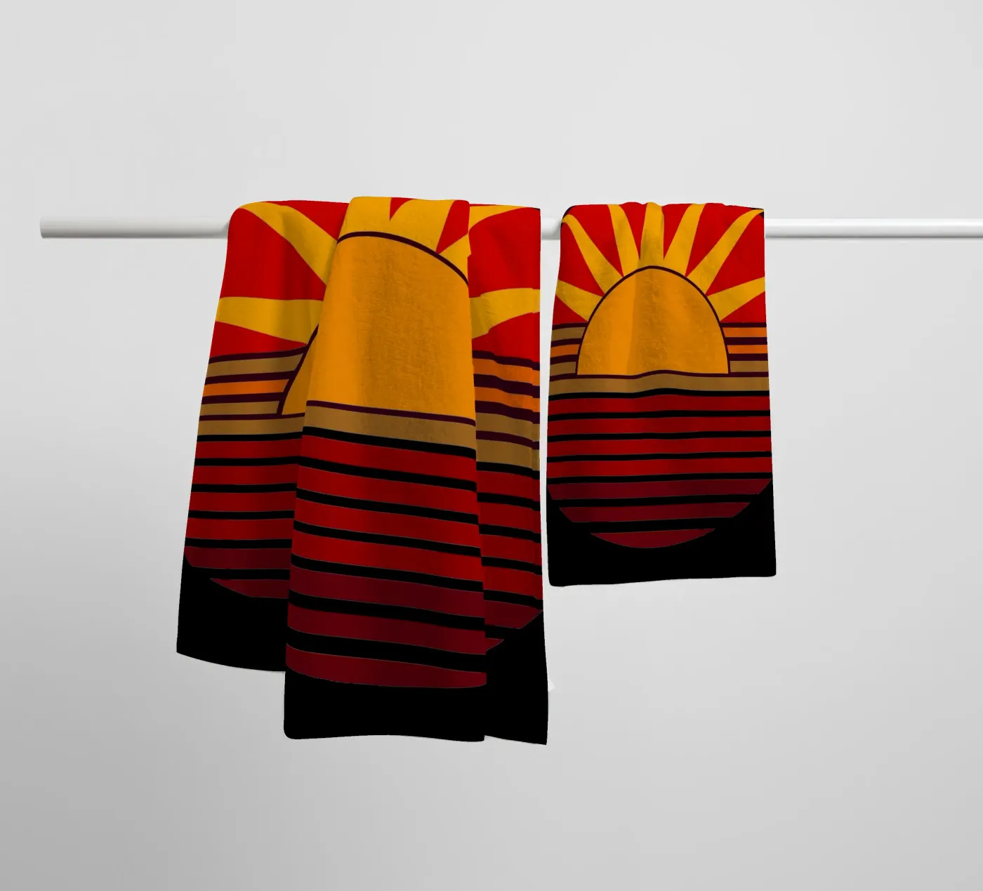 sun vector badhanddoek van zaidza