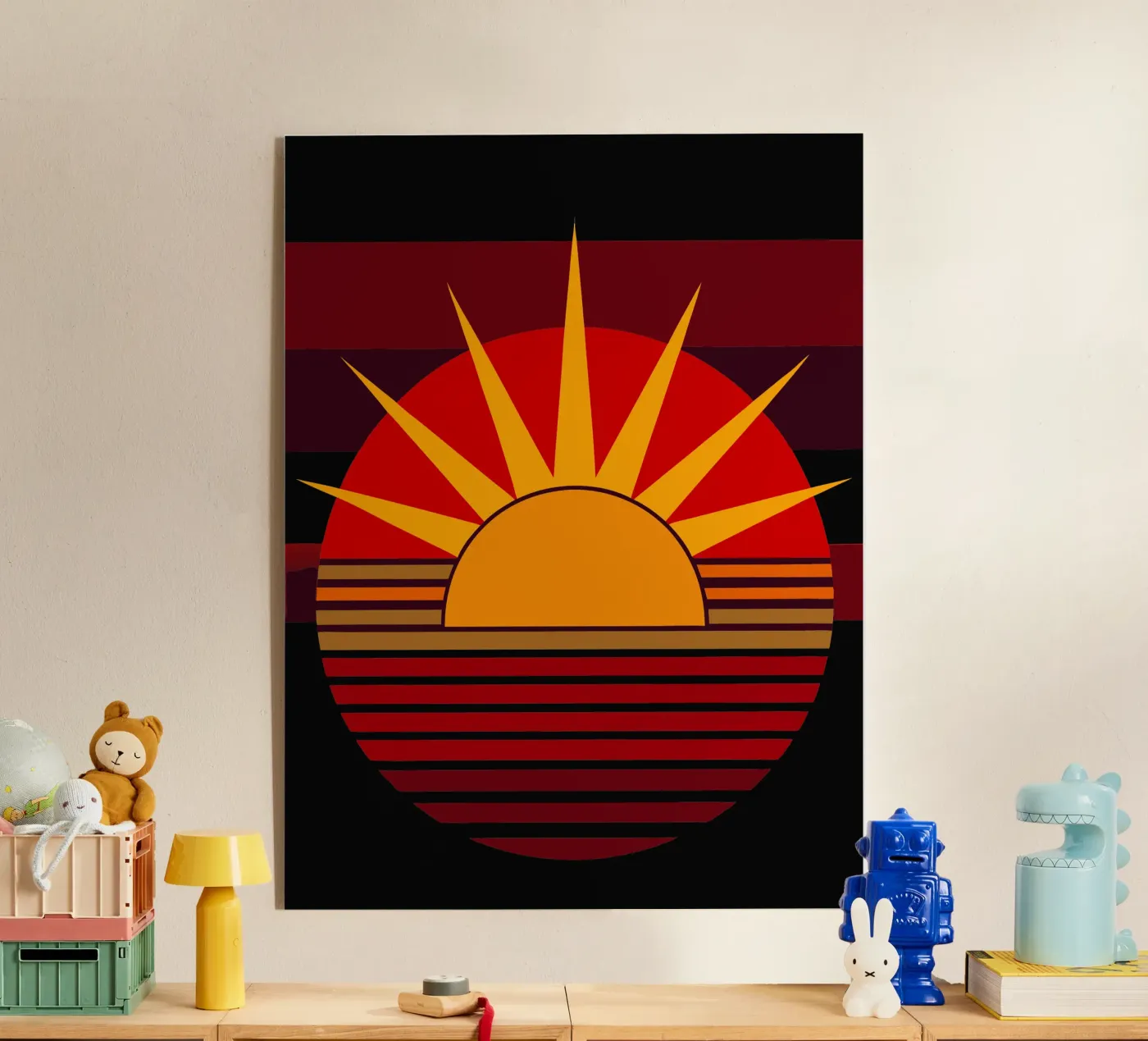 sun vector acryl van zaidza
