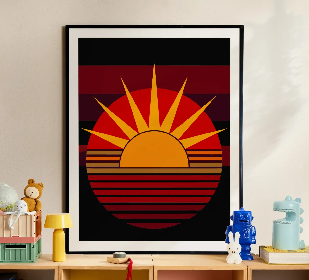 vettore sole poster da zaidza