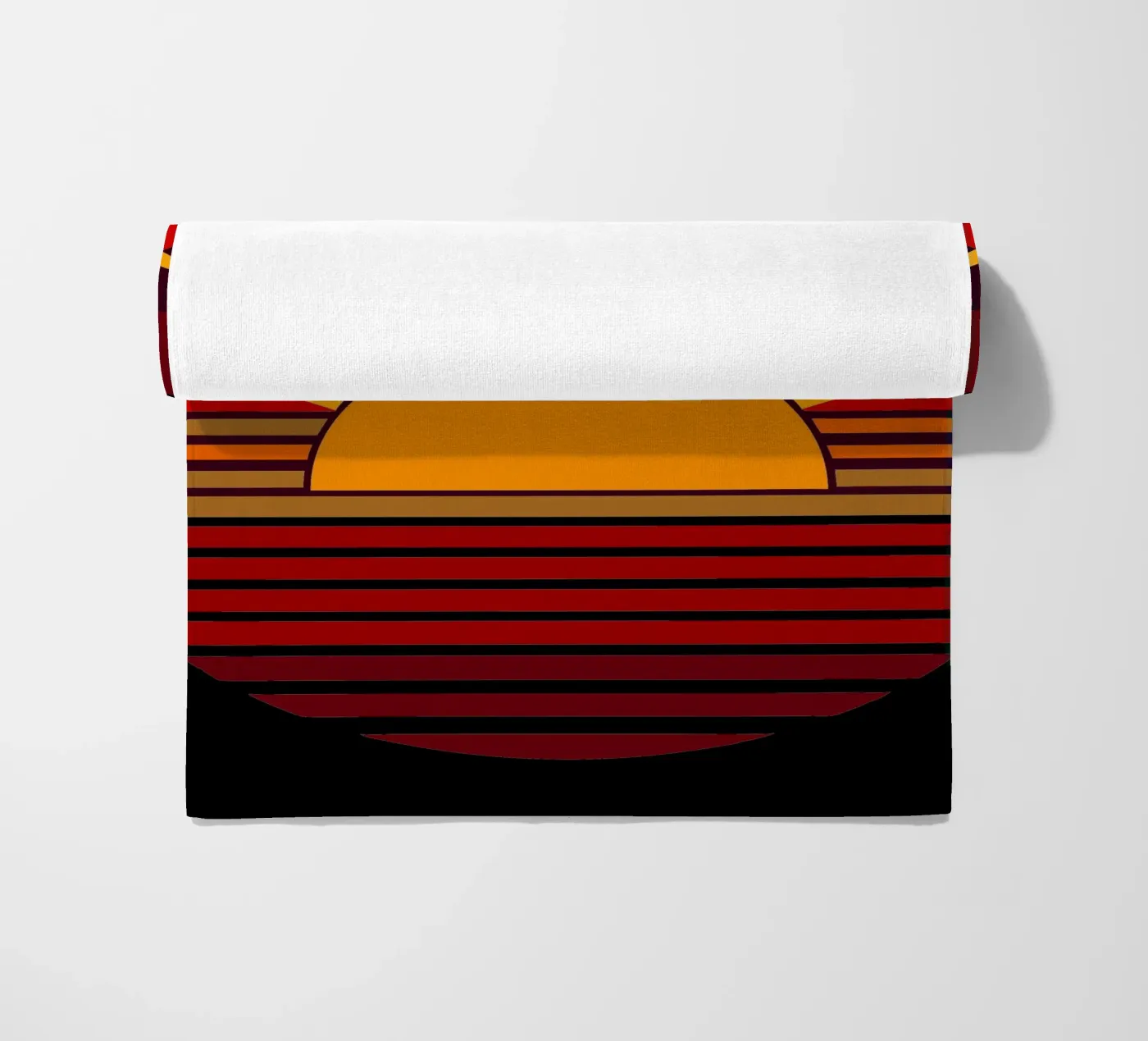 zonnevector strandhanddoek van zaidza