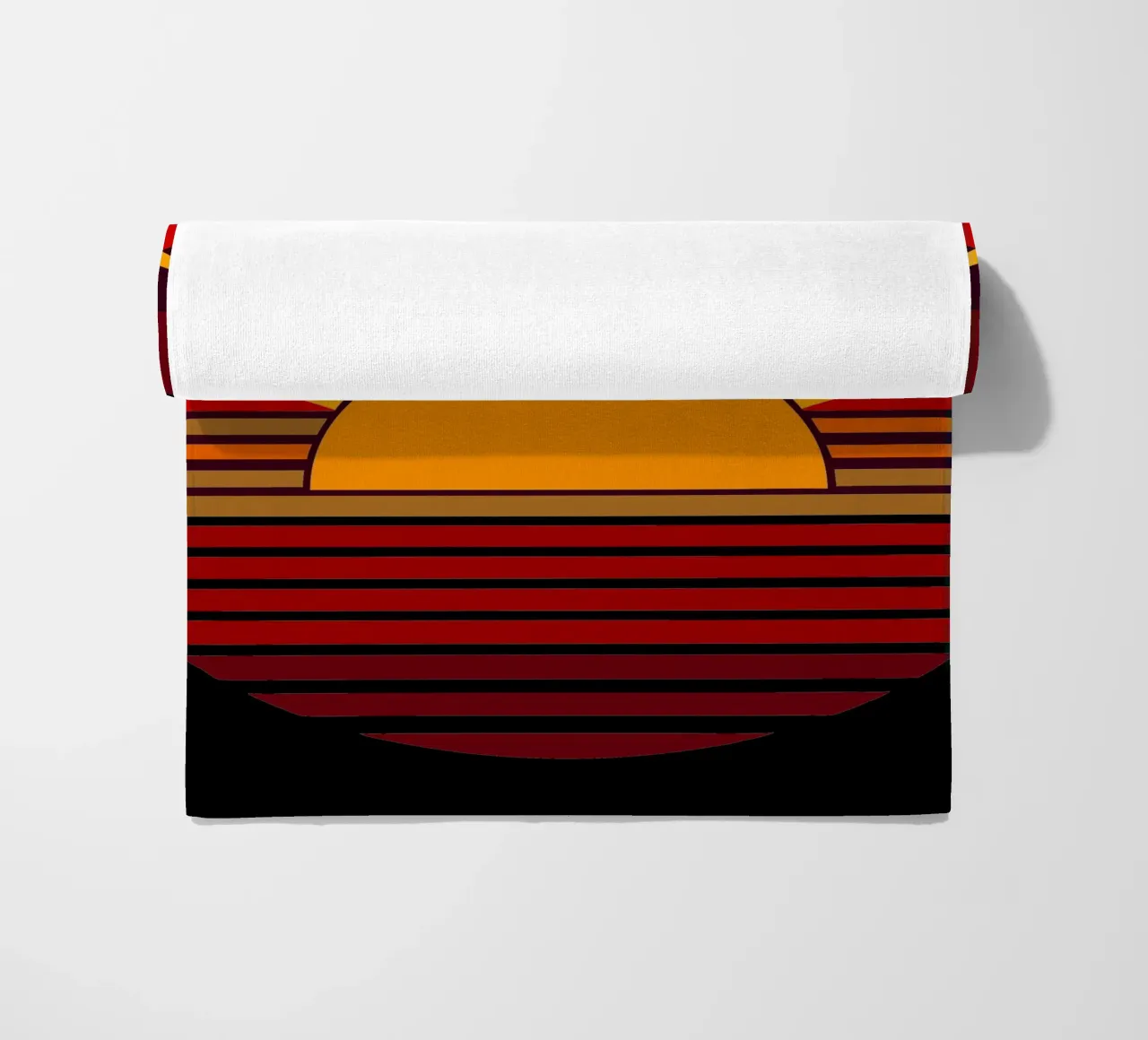 sun vector beach towel by zaidza