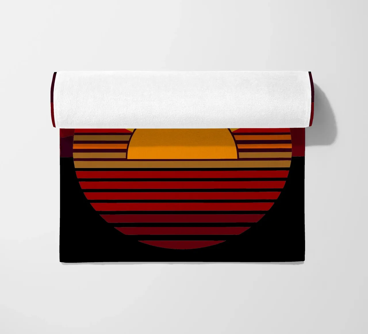 sun vector beach towel by zaidza