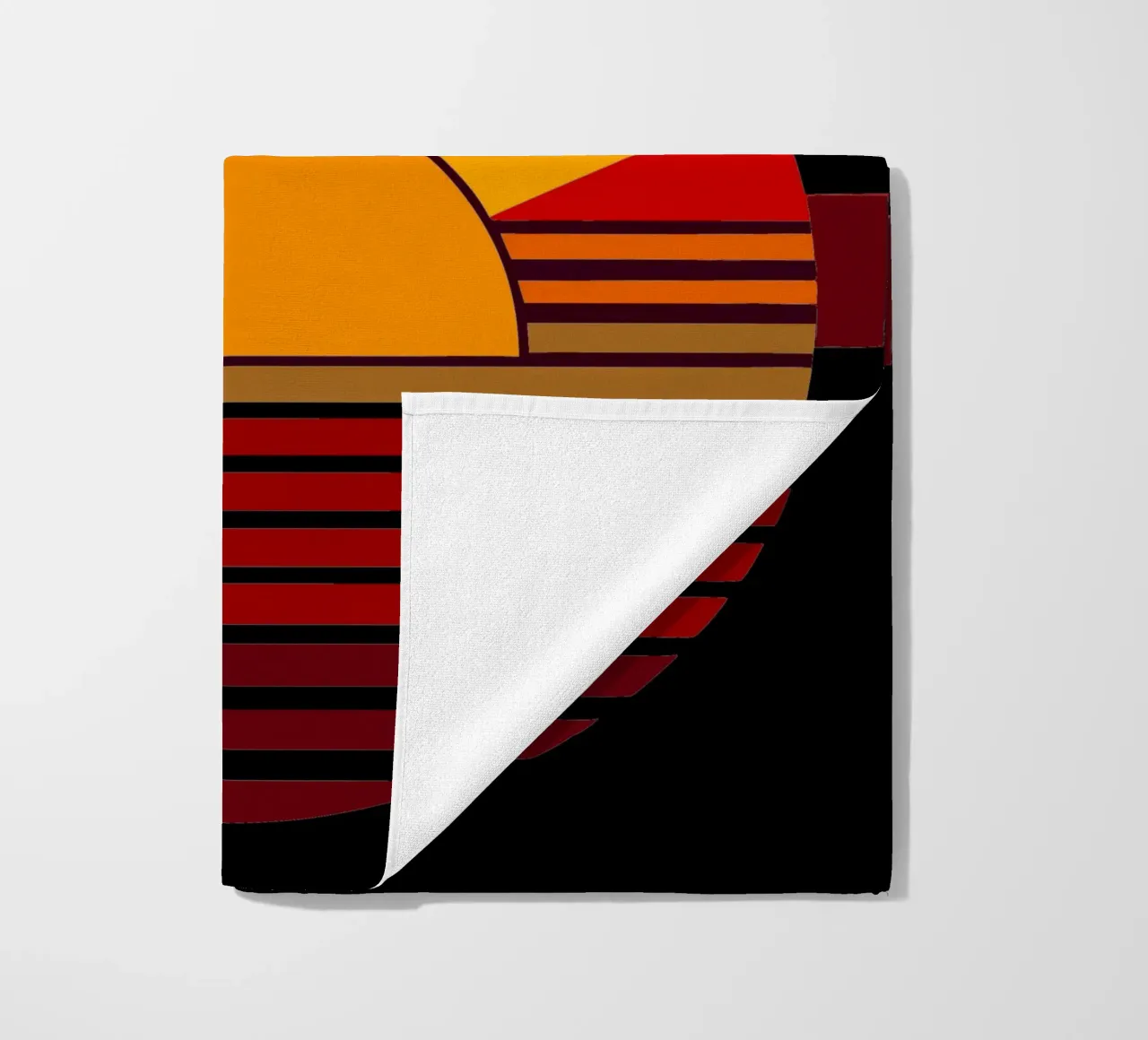 sun vector beach towel by zaidza