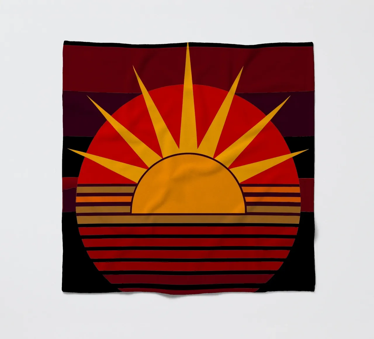 sun vector fleece blanket by zaidza