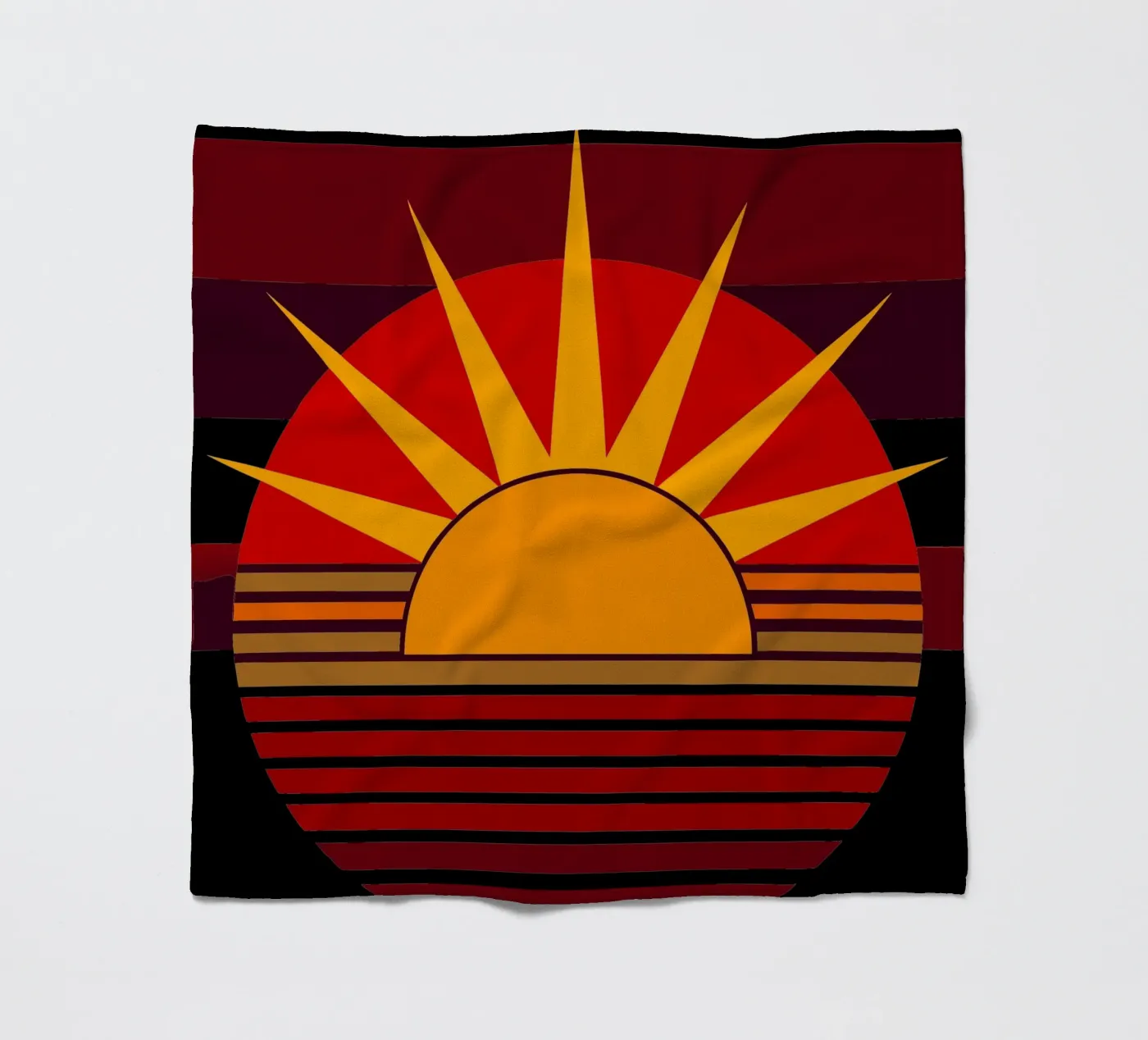 sun vector fleece blanket by zaidza