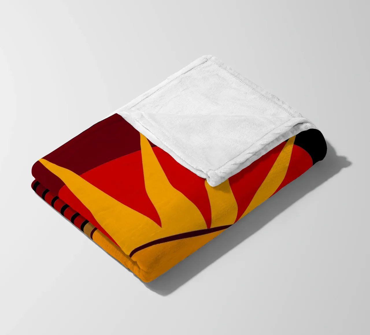 sun vector fleece blanket by zaidza