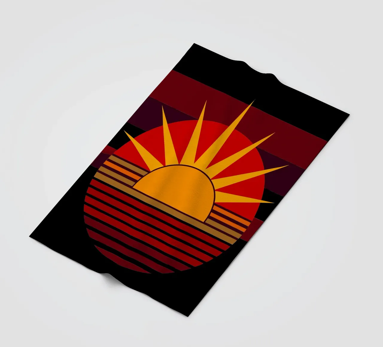 zonnevector fleecedeken van zaidza