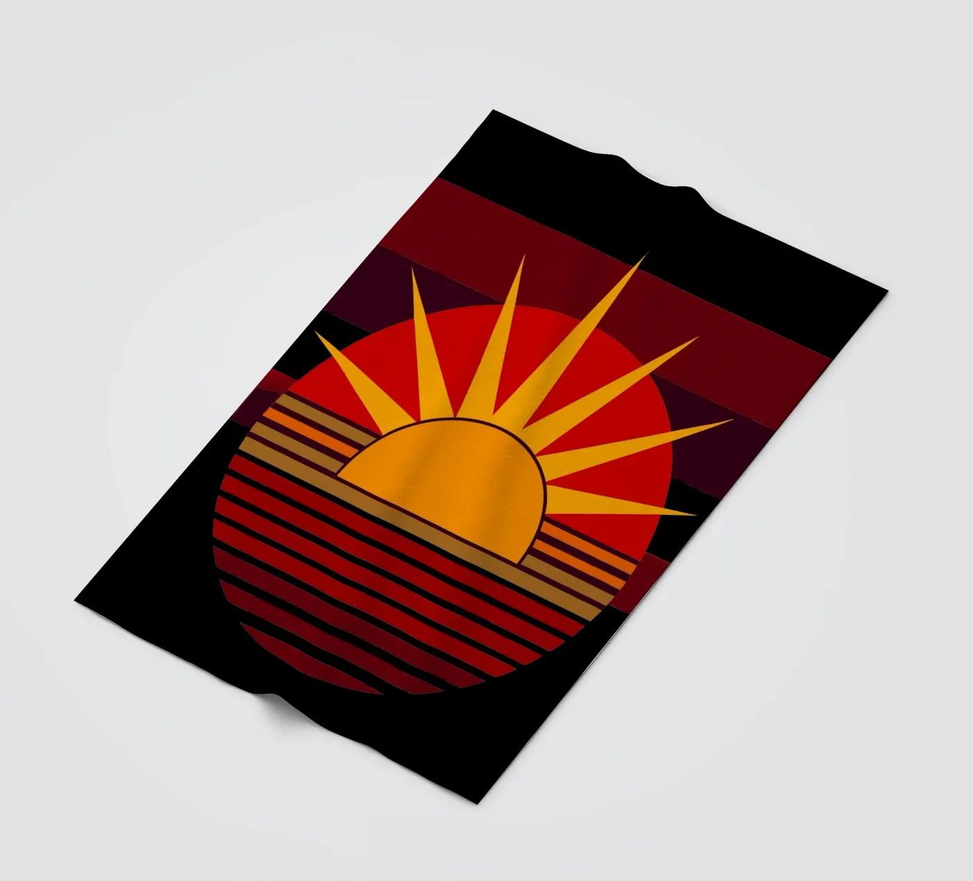 sun vector fleece blanket by zaidza