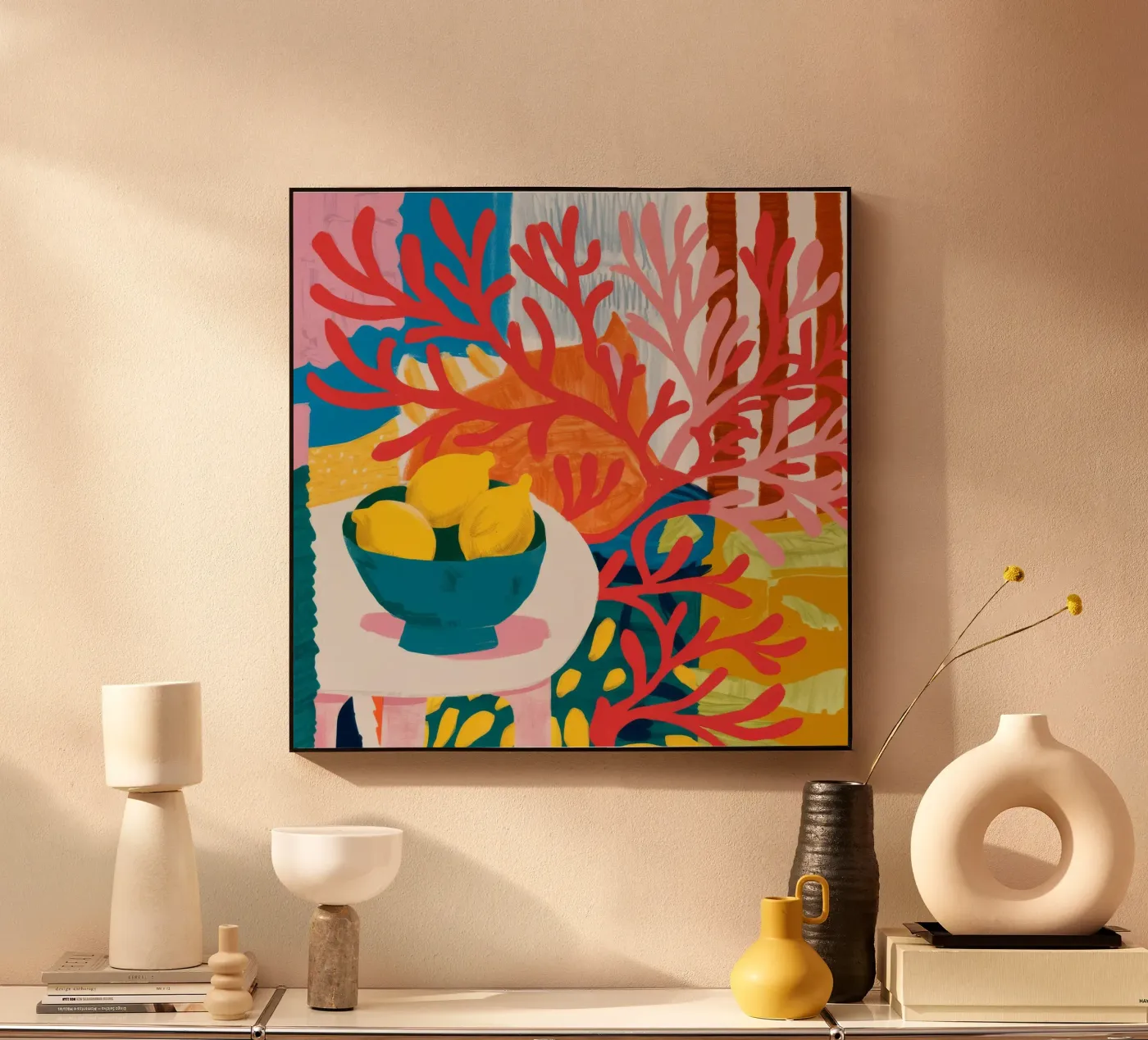 Scogliera di corallo e limone plexiglass da Dawn Light