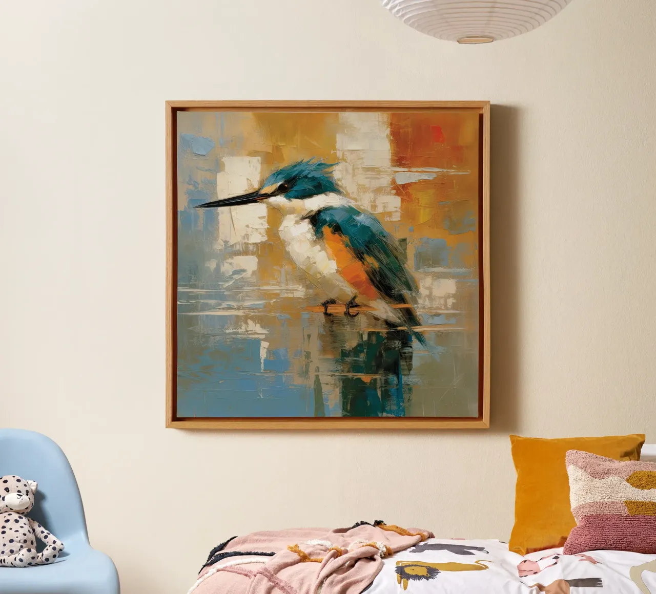 Wandkunst von Imagine Leinwand mit Schattenfugenrahmen von Imagine