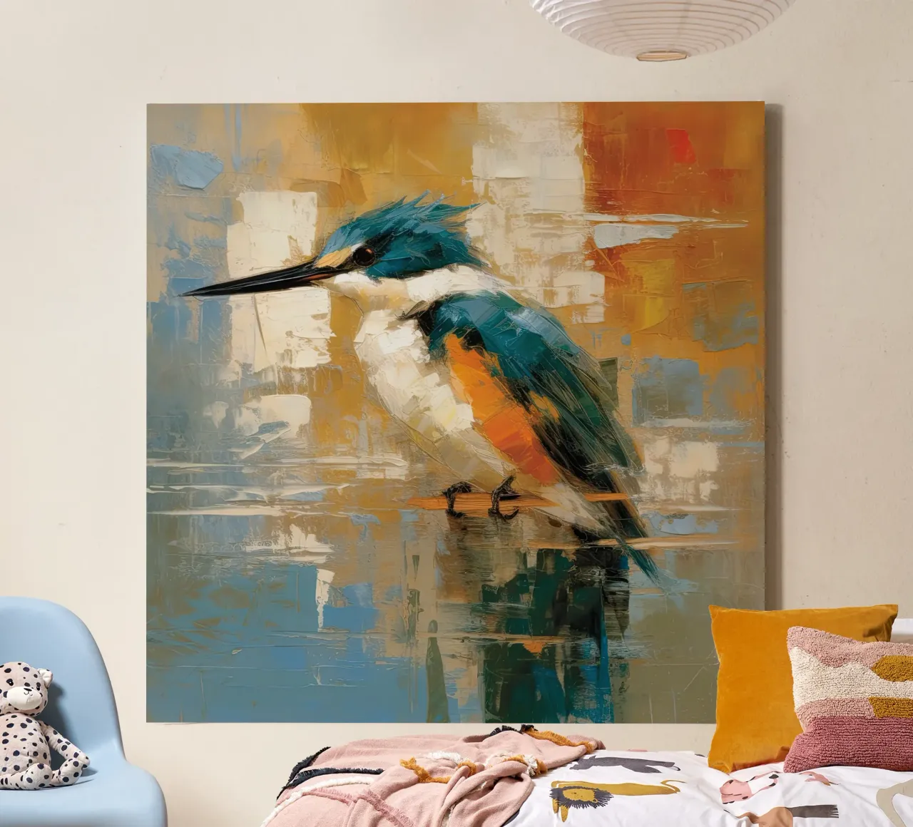 Wandkunst von Imagine Leinwand mit Schattenfugenrahmen von Imagine