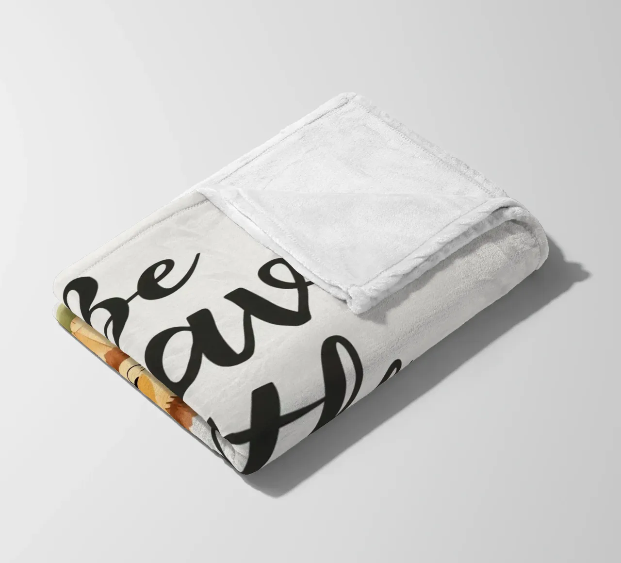 schattig leeuwenwelpje met 'wees dapper kleintje' fleecedeken van DesignDoodle