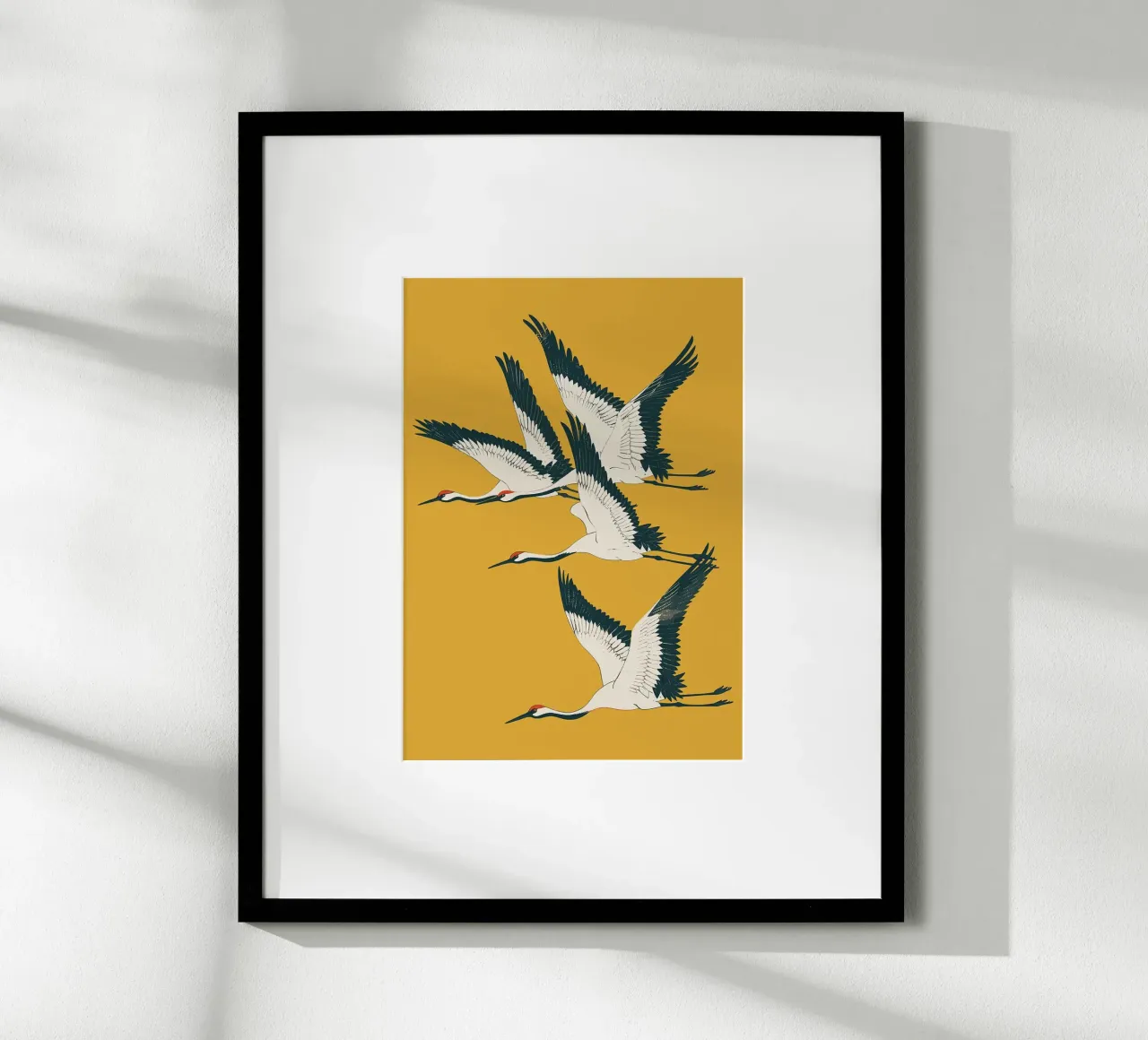 uccelli in volo poster con telaio in plastica da BirdShop