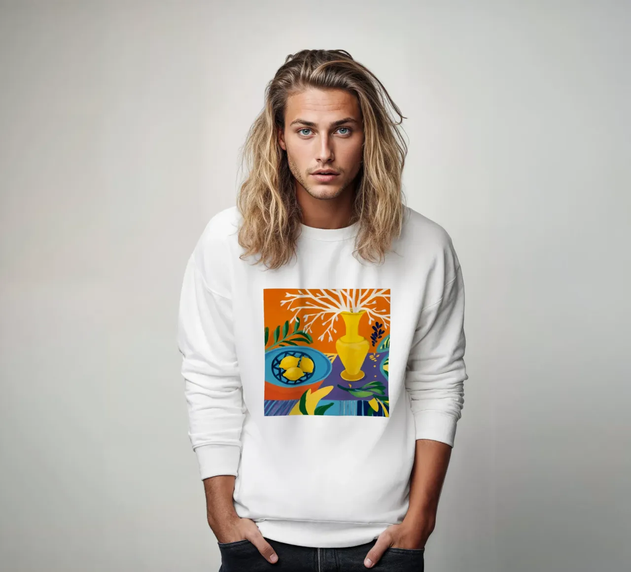 Amethyst-Zitrone hell Sweatshirt von Dawn Light