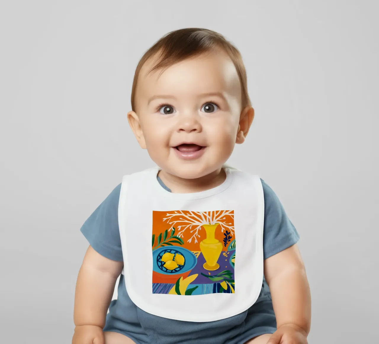 Amethyst-Zitrone hell Babylätzchen von Dawn Light